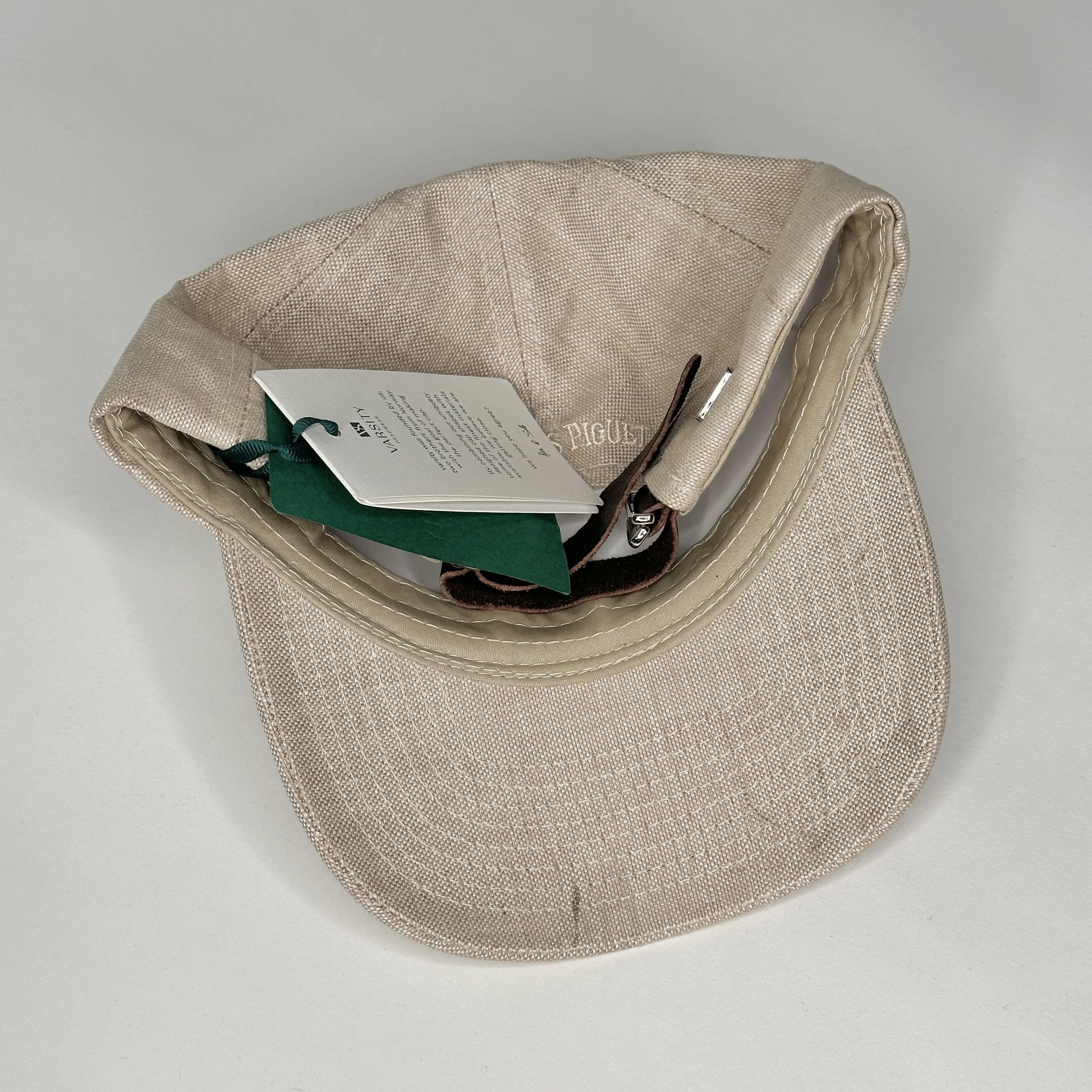 Audemars Piguet Linen Baseball Cap – AP Monogram Luxury Varsity